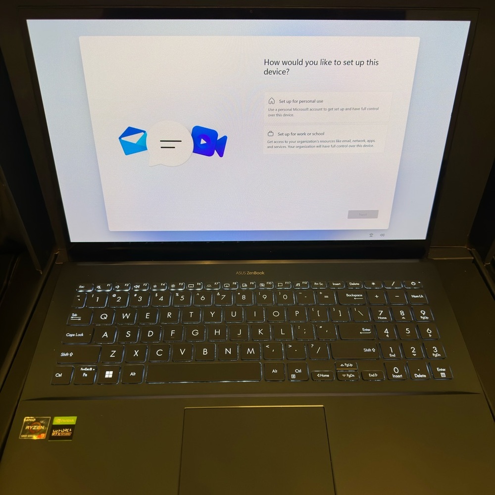 ASUS Zenbook 15 OLED 15.6” Touch-Screen Gaming Laptop- AMD Ryzen 9 5900HX- 16GB